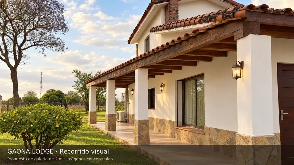 Visualización del futuro lodge